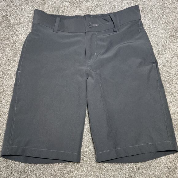 Nike Golf Shorts Youth Small Charcoal Gray Dri-FIT Athletic Lightweight Adjusta - Picture 1 of 6